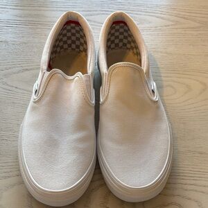 Vans White Slip-On Sneakers Men’s